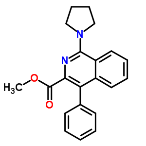 78945-93-4  methyl 4-phenyl-1-pyrrolidin-1-ylisoquinoline-3-carboxylate