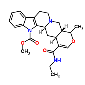 79120-77-7  methyl (19alpha)-16-(ethylcarbamoyl)-19-methyl-16,17-didehydro-18-oxayohimban-1-carboxylate