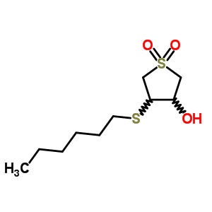 79295-21-9  4-(hexylsulfanyl)tetrahydrothiophene-3-ol 1,1-dioxide