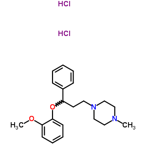 79333-00-9  1-[3-(2-methoxyphenoxy)-3-phenylpropyl]-4-methylpiperazine dihydrochloride