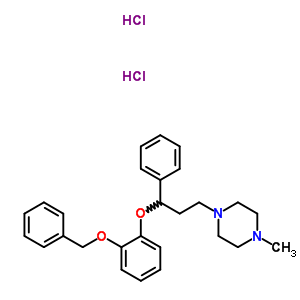79333-04-3  1-{3-[2-(benzyloxy)phenoxy]-3-phenylpropyl}-4-methylpiperazine dihydrochloride