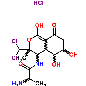 79477-51-3  N-[3-(dichloromethyl)-1,5,6-trihydroxy-3-methyl-8-oxo-4,4a,5,6,7,8-hexahydro-3H-isochromen-4-yl]alaninamide hydrochloride