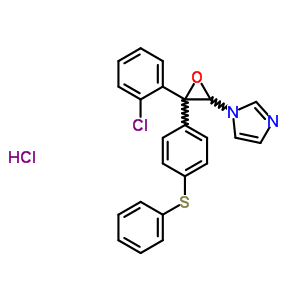 79478-86-7  1-{3-(2-chlorophenyl)-3-[4-(phenylsulfanyl)phenyl]oxiran-2-yl}-1H-imidazole hydrochloride