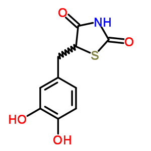 79525-05-6  5-(3,4-dihydroxybenzyl)-1,3-thiazolidine-2,4-dione
