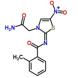 79798-95-1  N-[(2E)-3-(2-amino-2-oxoethyl)-5-nitro-1,3-thiazol-2(3H)-yliden]-2-methylbenzamid