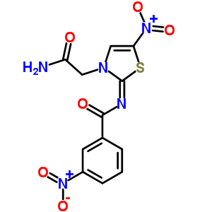 79798-96-2  N-[(2E)-3-(2-amino-2-oxoethyl)-5-nitro-1,3-thiazol-2(3H)-ylidene]-3-nitrobenzamide