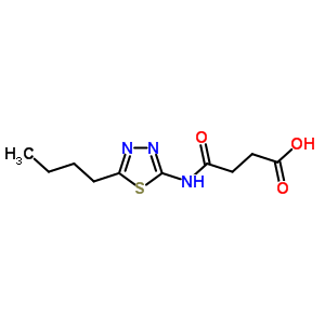 79888-42-9  4-[(5-butyl-1,3,4-thiadiazol-2-yl)amino]-4-oxobutanoic acid