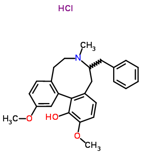 79989-18-7  6-benzyl-2,12-dimethoxy-7-methyl-6,7,8,9-tetrahydro-5H-dibenzo[d,f]azonin-1-ol hydrochloride