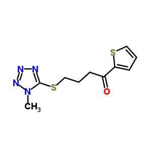 80087-46-3  4-[(1-methyl-1H-tetrazol-5-yl)sulfanyl]-1-thiophen-2-ylbutan-1-one