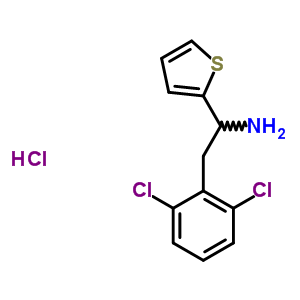 80154-74-1  2-(2,6-dichlorophenyl)-1-thiophen-2-ylethanamine hydrochloride