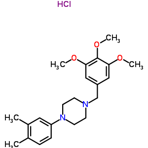 80305-27-7  1-(3,4-dimethylphenyl)-4-(3,4,5-trimethoxybenzyl)piperazine hydrochloride