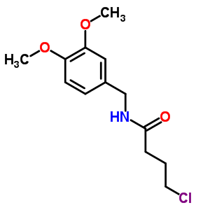 80364-89-2  4-chloro-N-(3,4-dimethoxybenzyl)butanamide