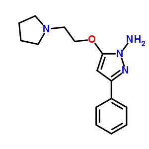 80370-51-0  3-phenyl-5-(2-pyrrolidin-1-ylethoxy)-1H-pyrazol-1-amine