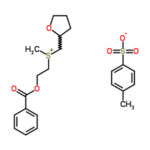 80518-92-9  methyl{2-[(phenylcarbonyl)oxy]ethyl}(tetrahydrofuran-2-ylmethyl)sulfonium 4-methylbenzenesulfonate