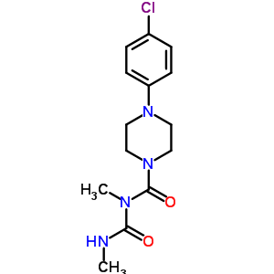 80712-15-8  4-(4-chlorophenyl)-N-methyl-N-(methylcarbamoyl)piperazine-1-carboxamide