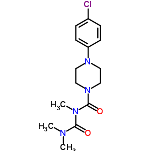 80712-23-8  4-(4-chlorophenyl)-N-(dimethylcarbamoyl)-N-methylpiperazine-1-carboxamide