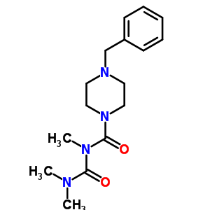 80712-46-5  4-benzyl-N-(dimethylcarbamoyl)-N-methylpiperazine-1-carboxamide