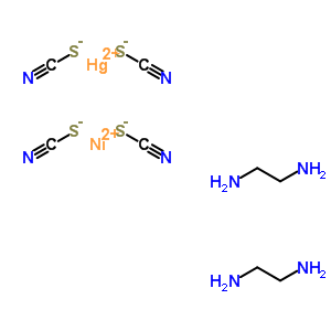 80732-90-7  mercuric nickelous ethane-1,2-diamine tetrathiocyanate