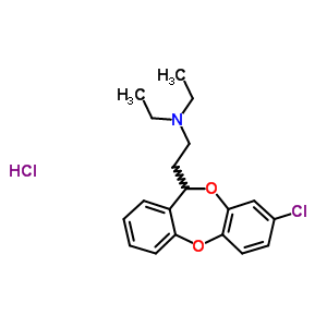 81320-24-3  2-(8-chloro-11H-dibenzo[b,e][1,4]dioxepin-11-yl)-N,N-diethylethanamine hydrochloride