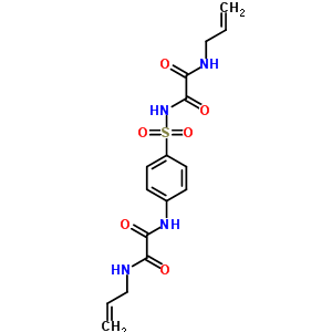 81717-26-2  N-[(4-{[oxo(prop-2-en-1-ylamino)acetyl]amino}phenyl)sulfonyl]-N'-prop-2-en-1-ylethanediamide