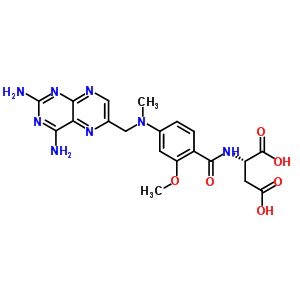 82144-27-2  N-[(4-{[(2,4-diaminopteridin-6-yl)methyl](methyl)amino}-2-methoxyphenyl)carbonyl]-L-aspartic acid