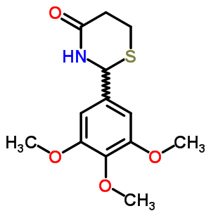 82697-76-5  2-(3,4,5-trimethoxyphenyl)-1,3-thiazinan-4-one