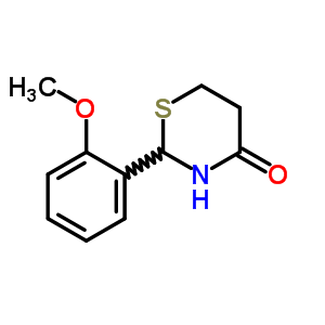 82697-78-7  2-(2-methoxyphenyl)-1,3-thiazinan-4-one