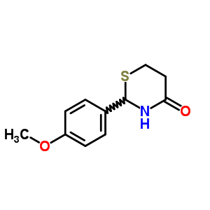 82697-79-8  2-(4-methoxyphenyl)-1,3-thiazinan-4-one