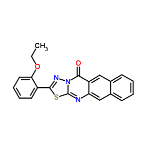 82828-65-7  2-(2-ethoxyphenyl)-5H-benzo[g][1,3,4]thiadiazolo[2,3-b]quinazolin-5-one