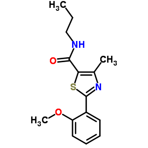 82875-43-2  2-(2-methoxyphenyl)-4-methyl-N-propyl-1,3-thiazole-5-carboxamide