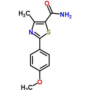 82875-44-3  2-(4-methoxyphenyl)-4-methyl-1,3-thiazole-5-carboxamide