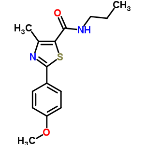 82875-46-5  2-(4-methoxyphenyl)-4-methyl-N-propyl-1,3-thiazole-5-carboxamide