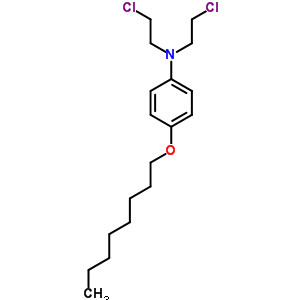 82894-37-9  N,N-bis(2-chloroethyl)-4-(octyloxy)aniline