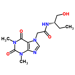 83200-94-6  2-(1,3-dimethyl-2,6-dioxo-1,2,3,6-tetrahydro-7H-purin-7-yl)-N-[(1S)-1-(hydroxymethyl)propyl]acetamide