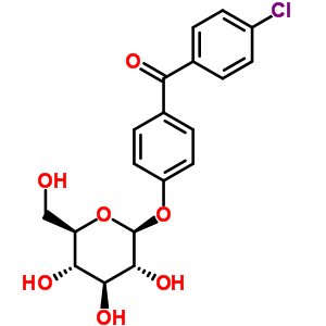 83355-63-9  4-[(4-chlorophenyl)carbonyl]phenyl beta-D-glucopyranoside