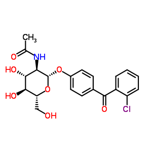 83357-06-6  4-[(2-chlorophenyl)carbonyl]phenyl 2-(acetylamino)-2-deoxy-beta-D-glucopyranoside