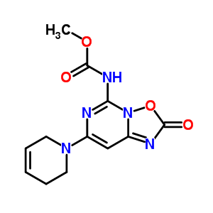 83395-25-9  methyl [7-(3,6-dihydropyridin-1(2H)-yl)-2-oxo-2H-[1,2,4]oxadiazolo[2,3-c]pyrimidin-5-yl]carbamate