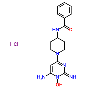 83540-18-5  N-{1-[(2E)-6-amino-1-hydroxy-2-imino-1,2-dihydropyrimidin-4-yl]piperidin-4-yl}benzamide hydrochloride