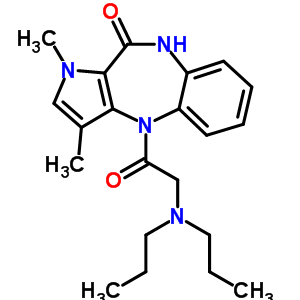 83621-99-2  4-(N,N-dipropylglycyl)-1,3-dimethyl-4,9-dihydropyrrolo[3,2-b][1,5]benzodiazepin-10(1H)-one