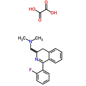 83658-12-2  1-[1-(2-fluorophenyl)-3,4-dihydroisoquinolin-3-yl]-N,N-dimethylmethanamine ethanedioate