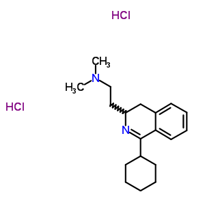 83658-50-8  2-(1-cyclohexyl-3,4-dihydroisoquinolin-3-yl)-N,N-dimethylethanamine dihydrochloride