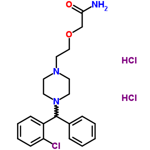 83881-42-9  2-(2-{4-[(2-chlorophenyl)(phenyl)methyl]piperazin-1-yl}ethoxy)acetamide dihydrochloride