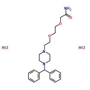 83881-44-1  2-(2-{2-[4-(diphenylmethyl)piperazin-1-yl]ethoxy}ethoxy)acetamide dihydrochloride