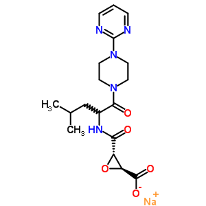 84518-86-5  sodio (2S,3S)-3-({3-metil-1-[(4-pirimidina-2-ilpiperazina-1-il)carbonilo]butil}carbamoil)oxirano-2-carboxilato