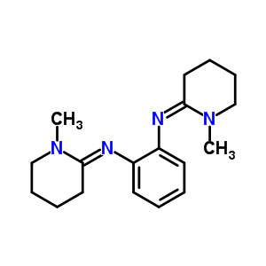 84859-16-5  N-[(2E)-1-methylpiperidin-2-ylidene]-N'-[(2Z)-1-methylpiperidin-2-ylidene]benzene-1,2-diamine