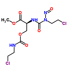 84993-77-1  methyl O-[(2-chloroethyl)carbamoyl]-N-[(2-chloroethyl)(nitroso)carbamoyl]-L-serinate