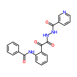 85080-22-4  N-(2-{oxo[2-(pyridin-3-ylcarbonyl)hydrazino]acetyl}phenyl)benzamide