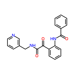 85080-26-8  N-(2-{oxo[(pyridin-3-ylmethyl)amino]acetyl}phenyl)benzamide