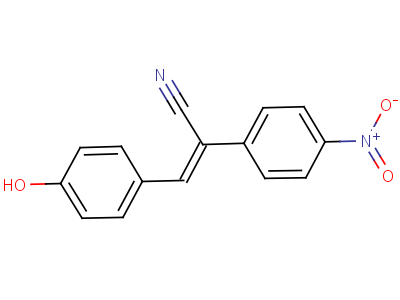 1226-74-0;50632-39-8  (2Z)-3-(4-hydroxyphenyl)-2-(4-nitrophenyl)prop-2-enenitrile