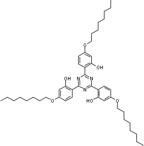 13681-75-9  2,2',2''-(1,3,5-triazine-2,4,6-triyl)tris[5-(octyloxy)phenol]